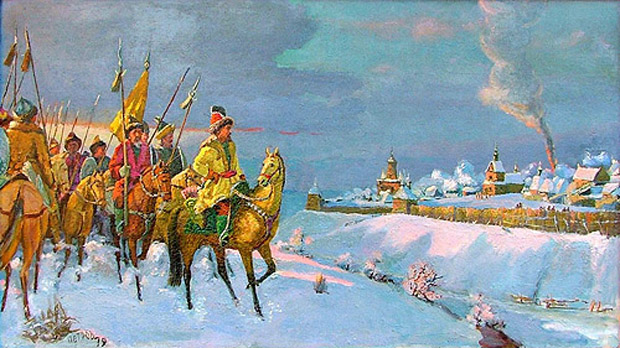 Сражение под Лысковской крепостью в 1536 г.